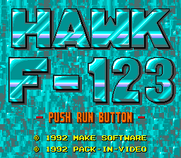 Hawk F-123 screenshot 3 for PC Engine CD